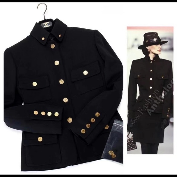 ❌SOLD❌Vintage Chanel 1980’s utility jacket - Picture 4 of 4